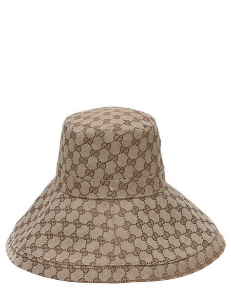 straw bucket hat gucci|gucci straw hat women.